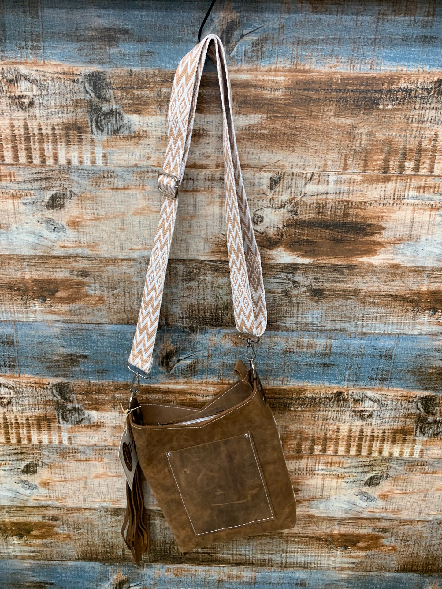 TC Cowhide Crossbody Purse