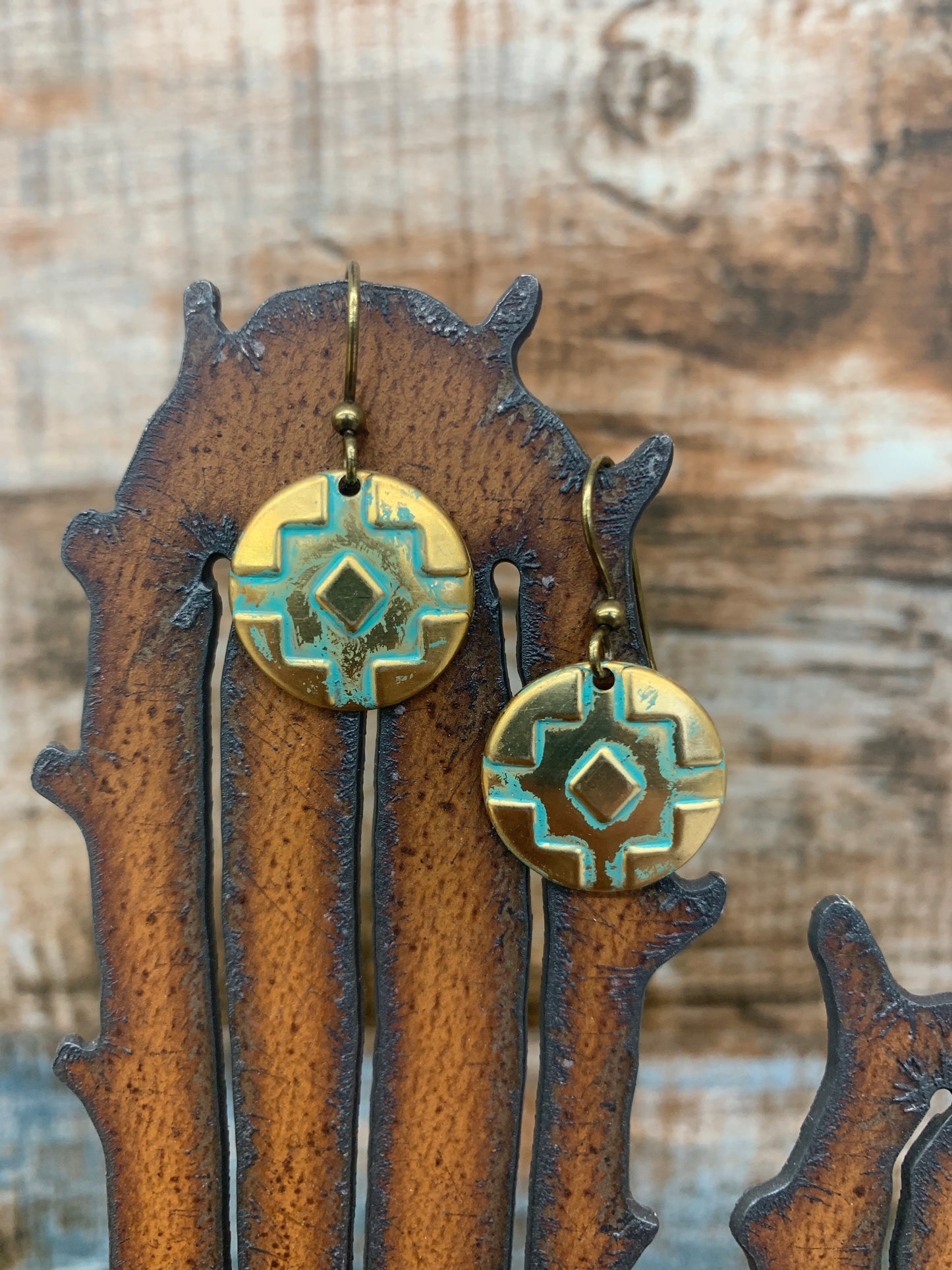 Southwestern Concho Earrings