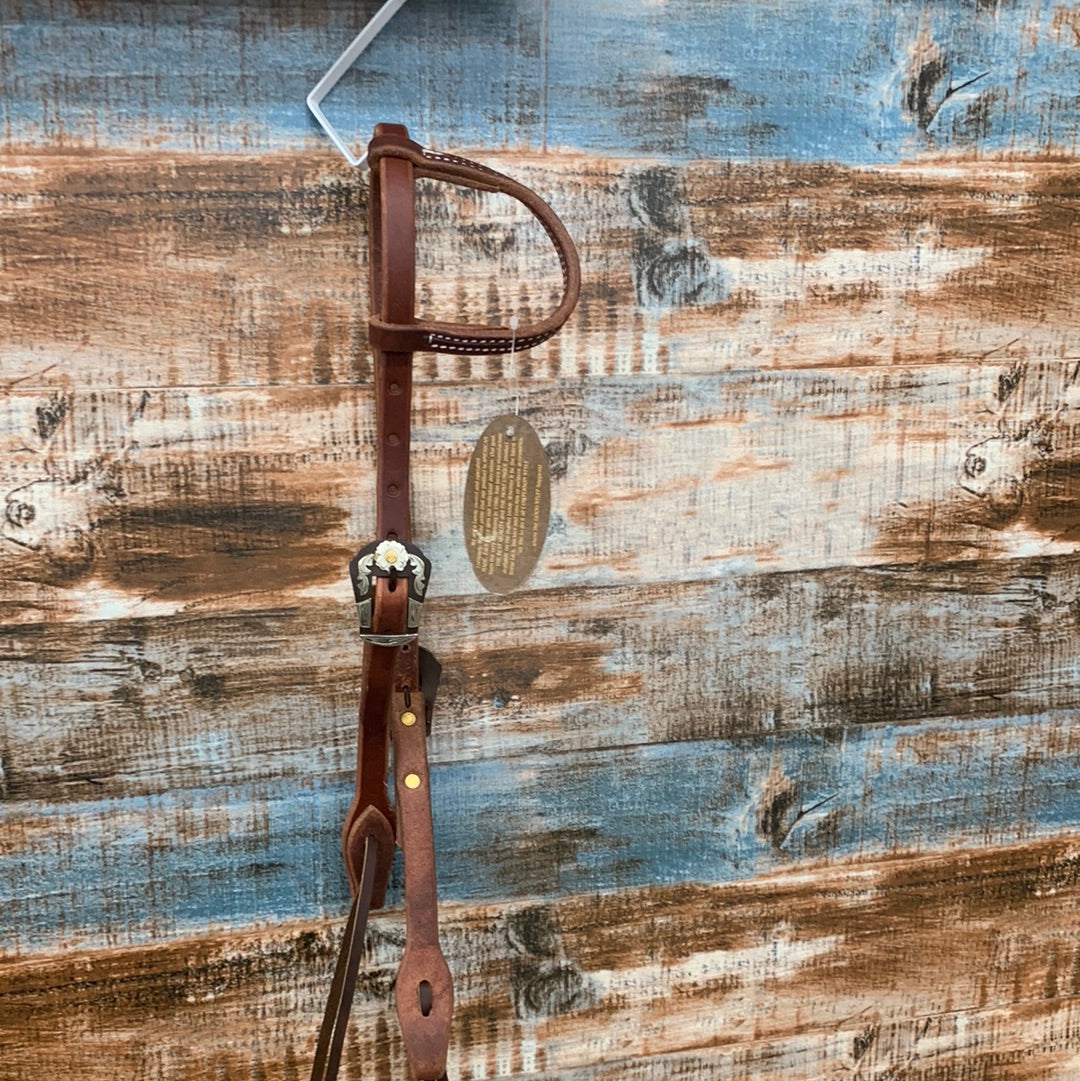 CPT one ear headstall antique buckle
