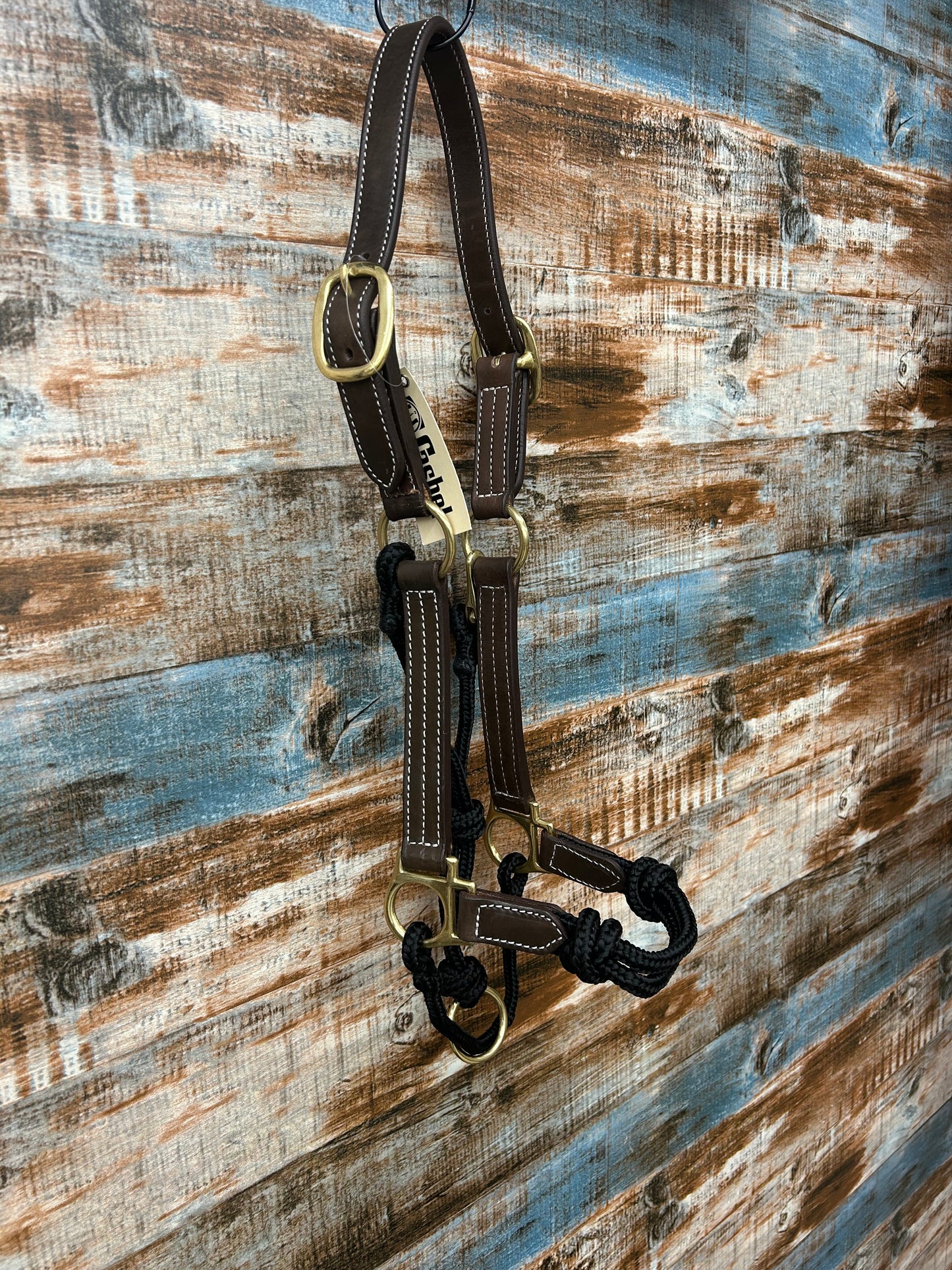 Halter Leather Rope Combo