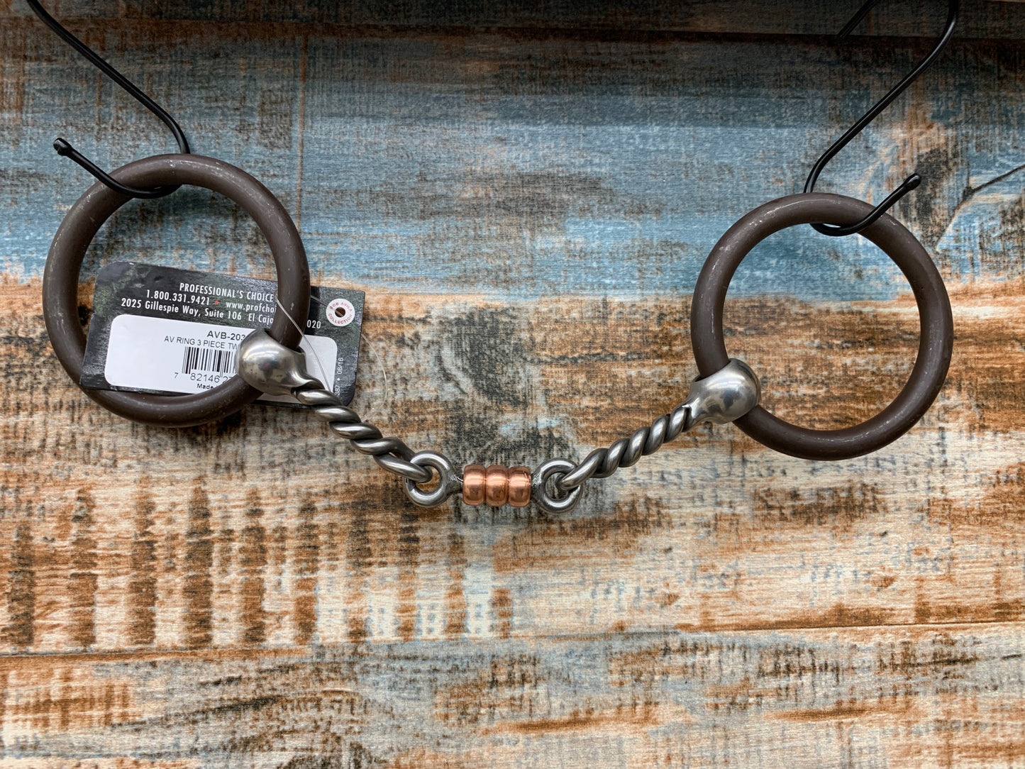 PC Avila Ring 3 Piece Twist Snaffle