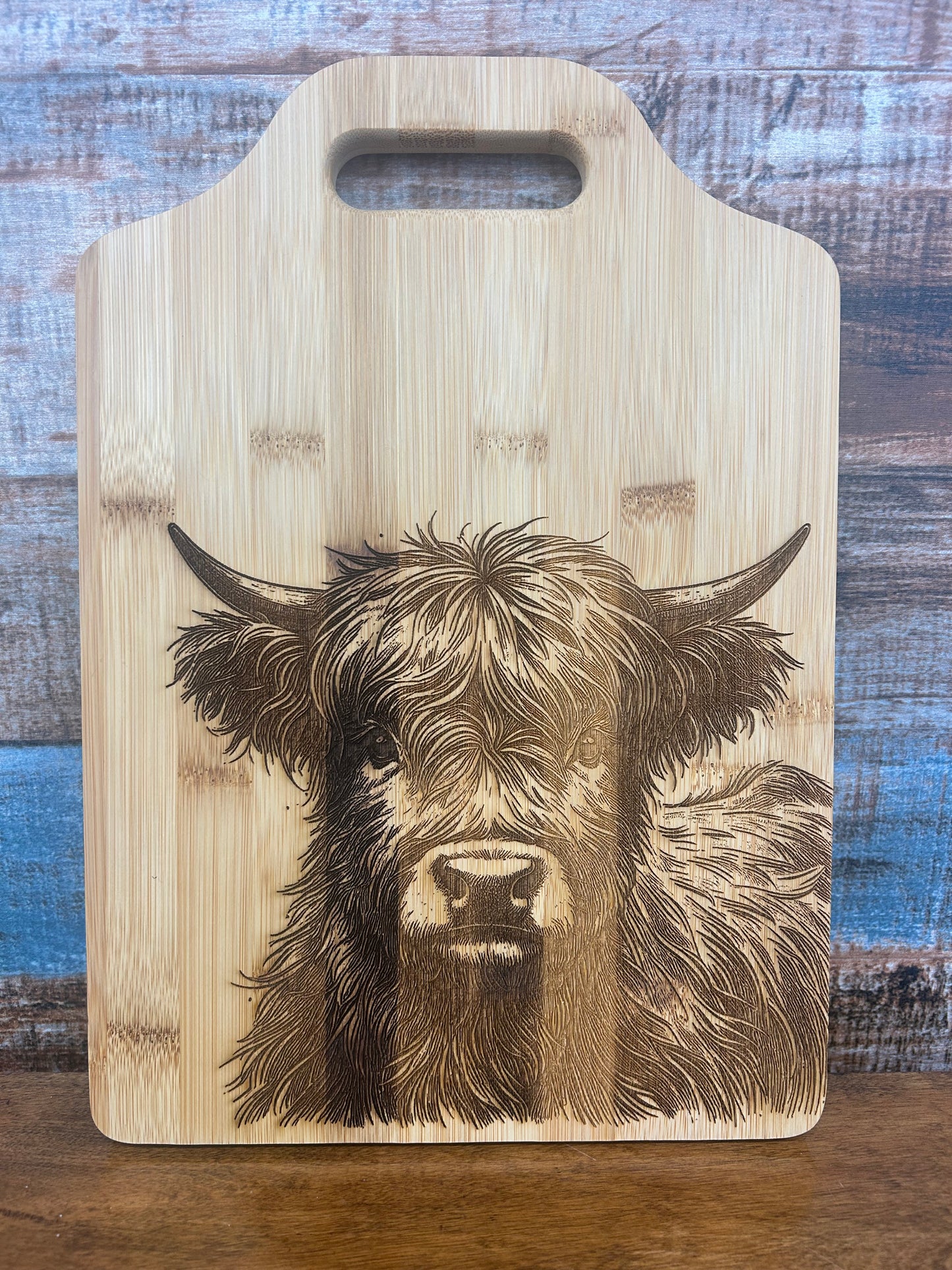 Highland Cow Cutting Board