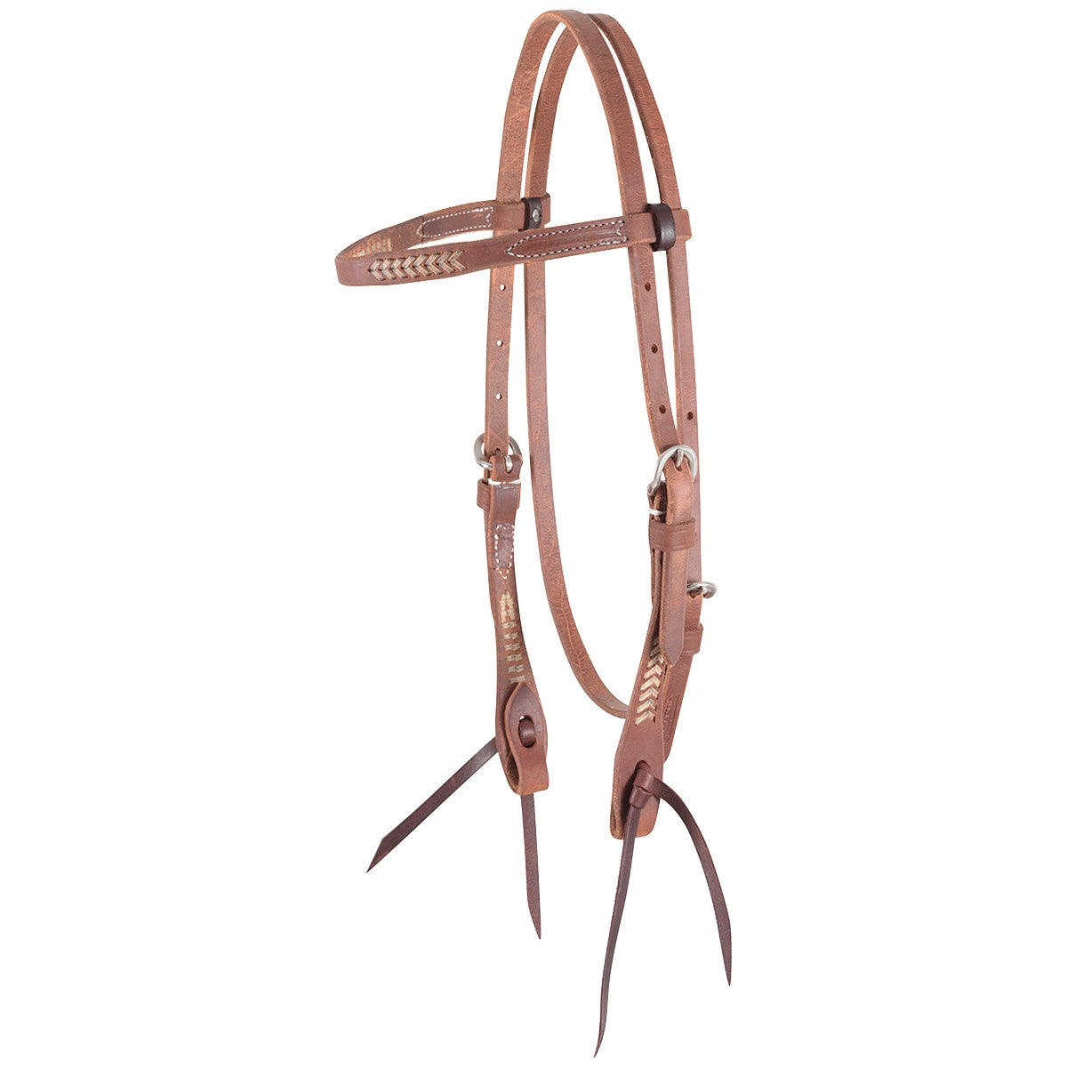 Rawhide Laced Browband Headstall