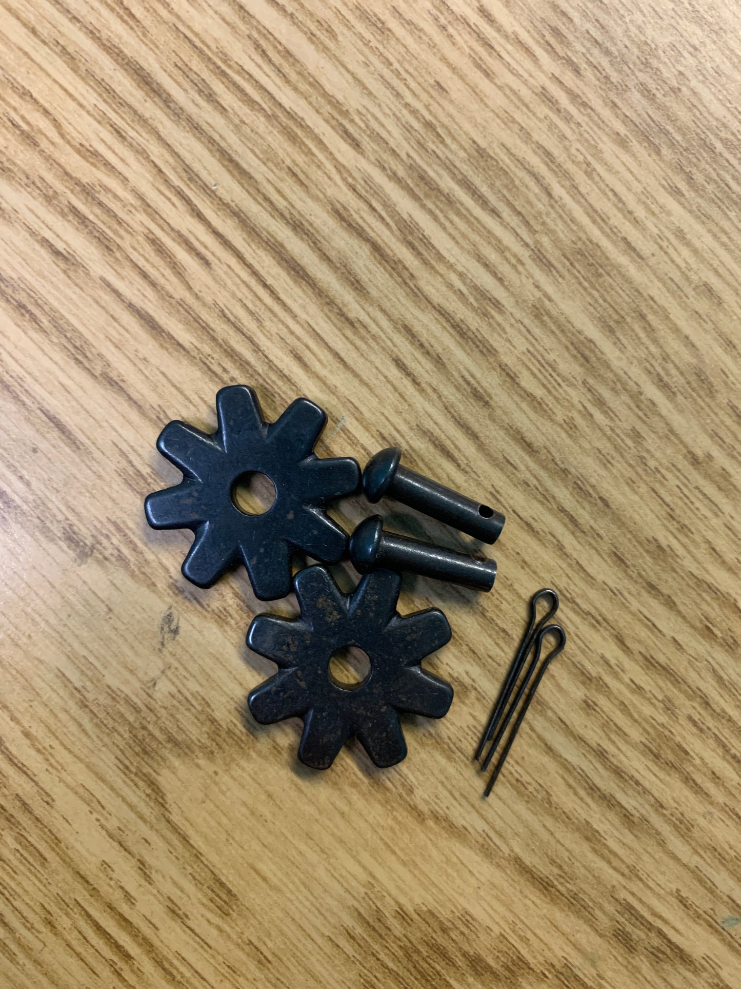 Black Steel Antiqued Rowels