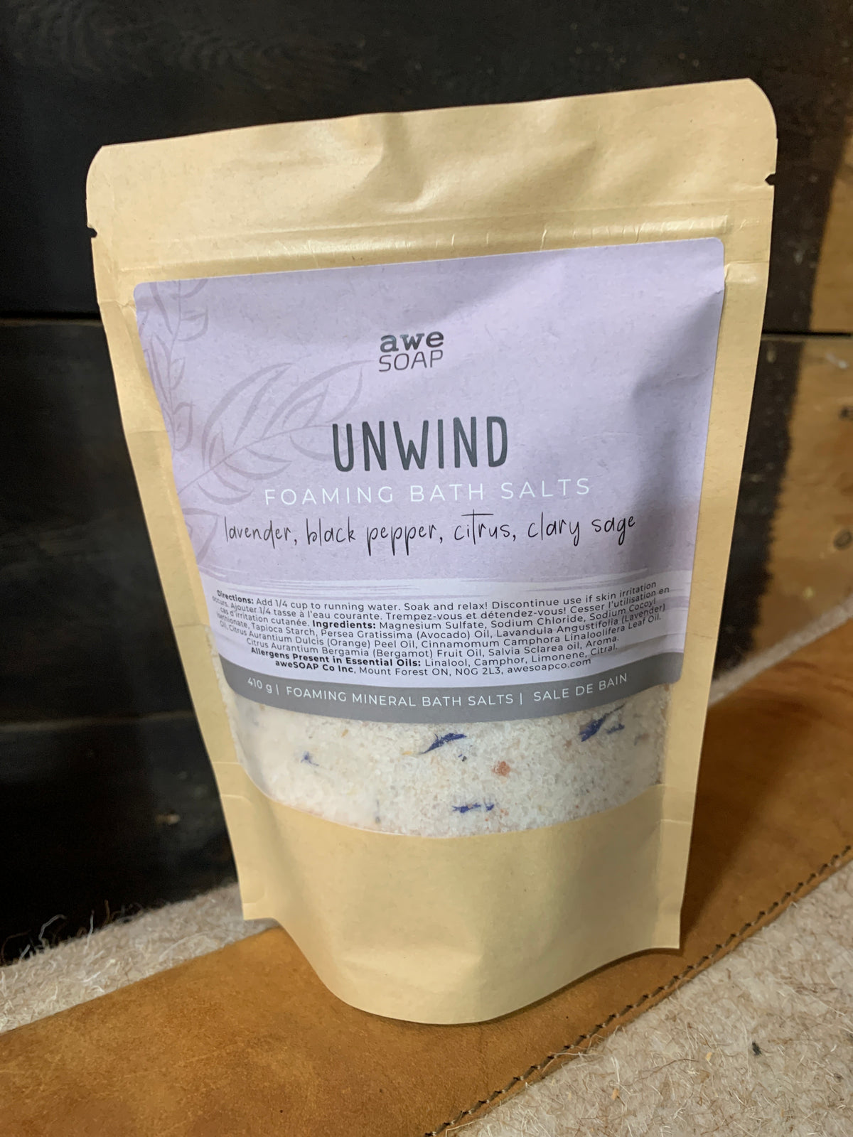 Foaming Bath Salts - Unwind