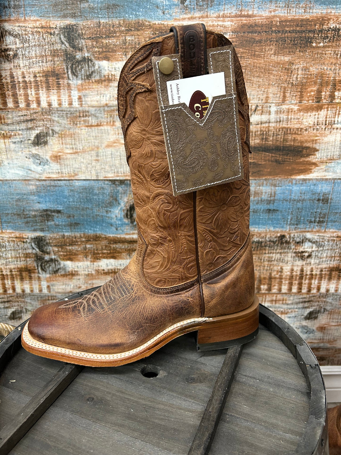 Cowboy Boot Card Holder