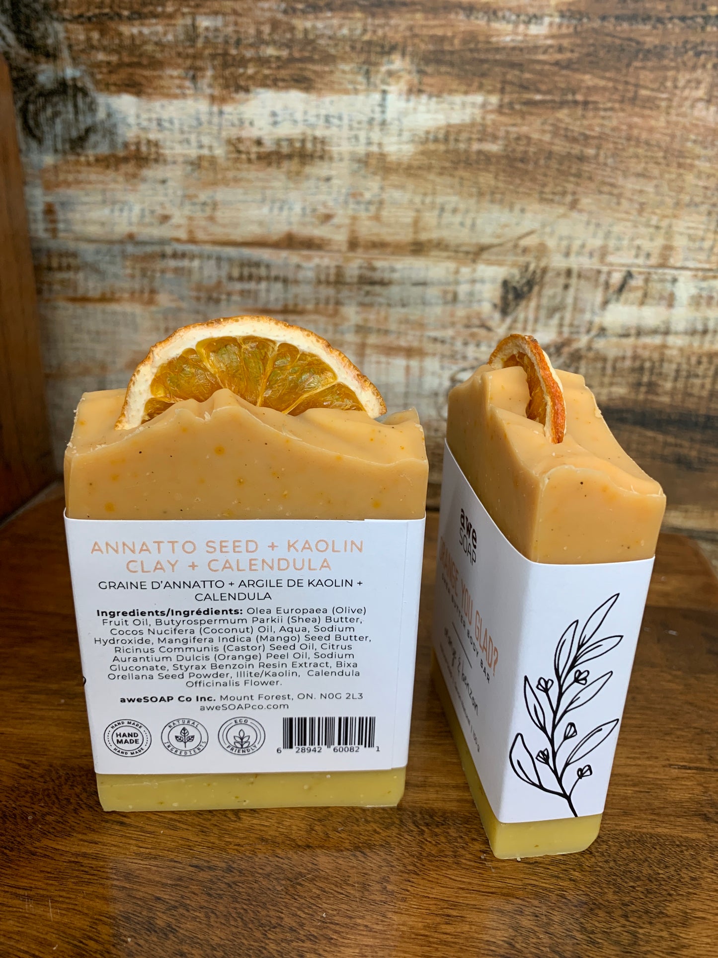Shea Butter Body Bar -Orange You Glad?