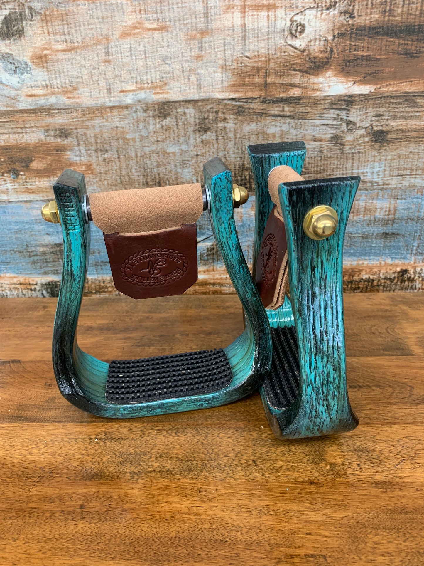 Nettles 2” Barrel - Blk & Painted Turquoise