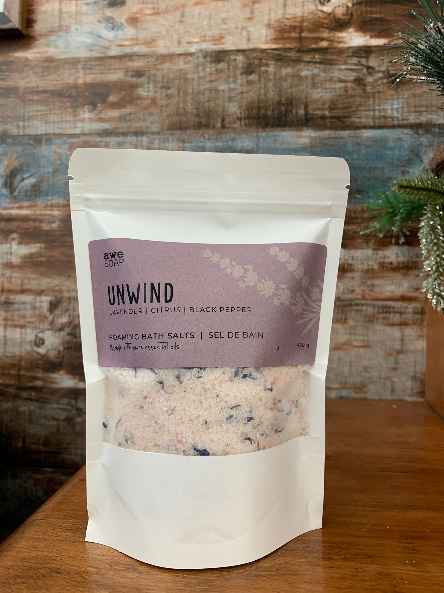 Foaming Bath Salts - Unwind