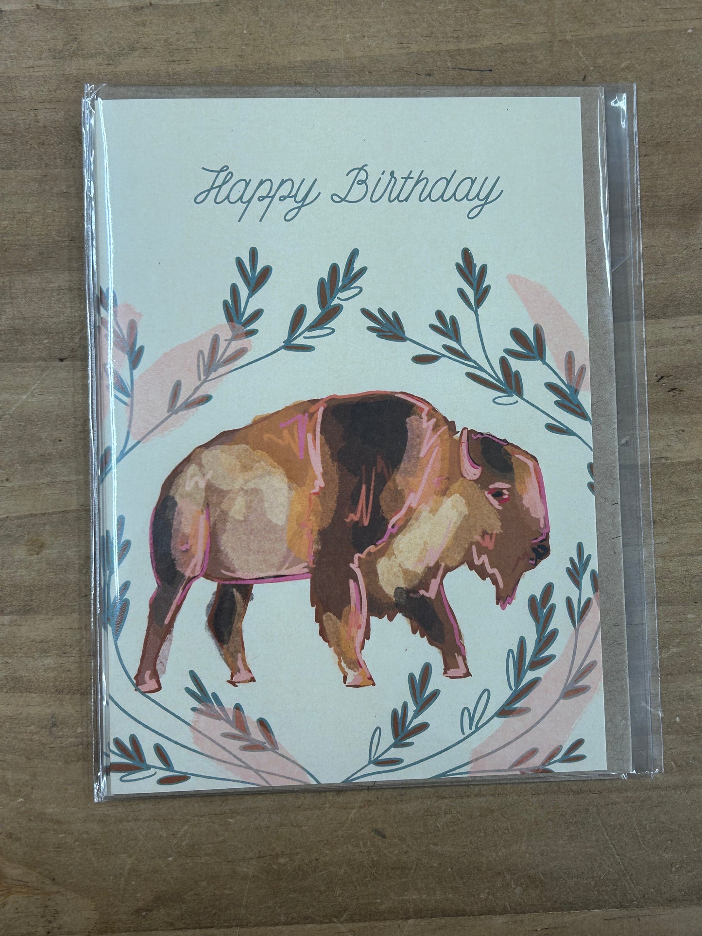 Buffalo Happy Birthday Card