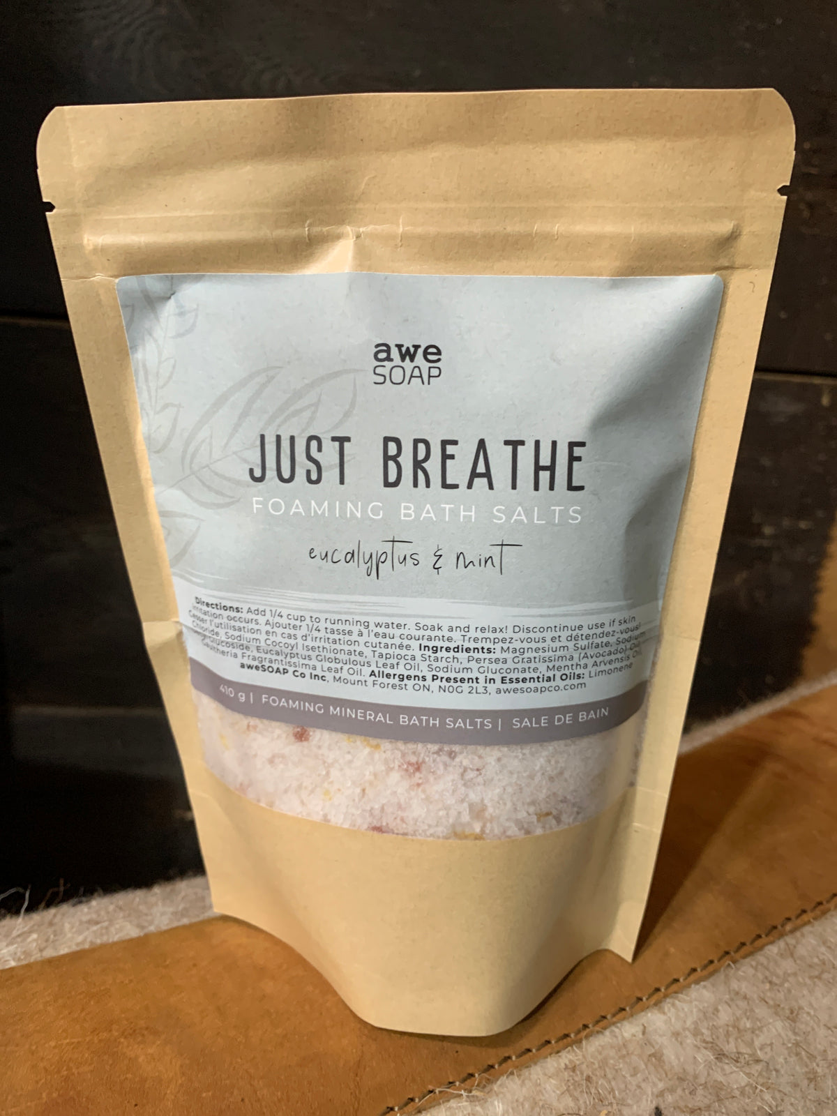 Foaming Bath Salts - Just Breathe