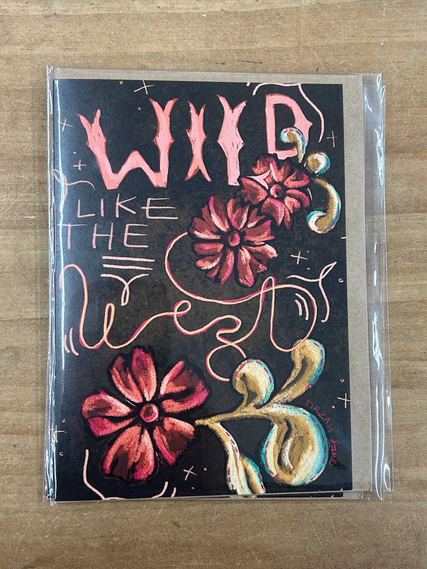 Wild Like the West Card