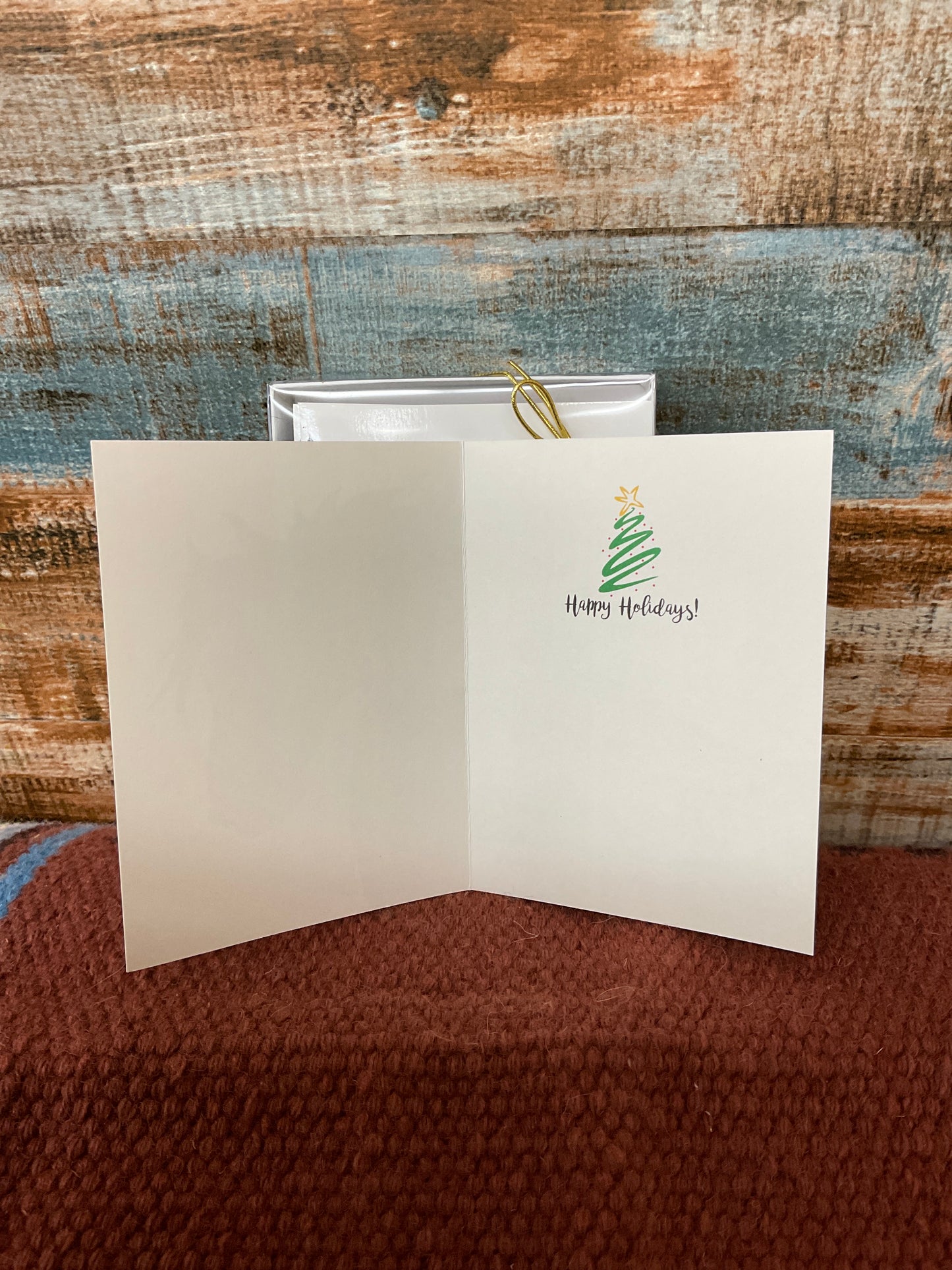 Holiday Box W/ 8 Cards-Christmas Horse