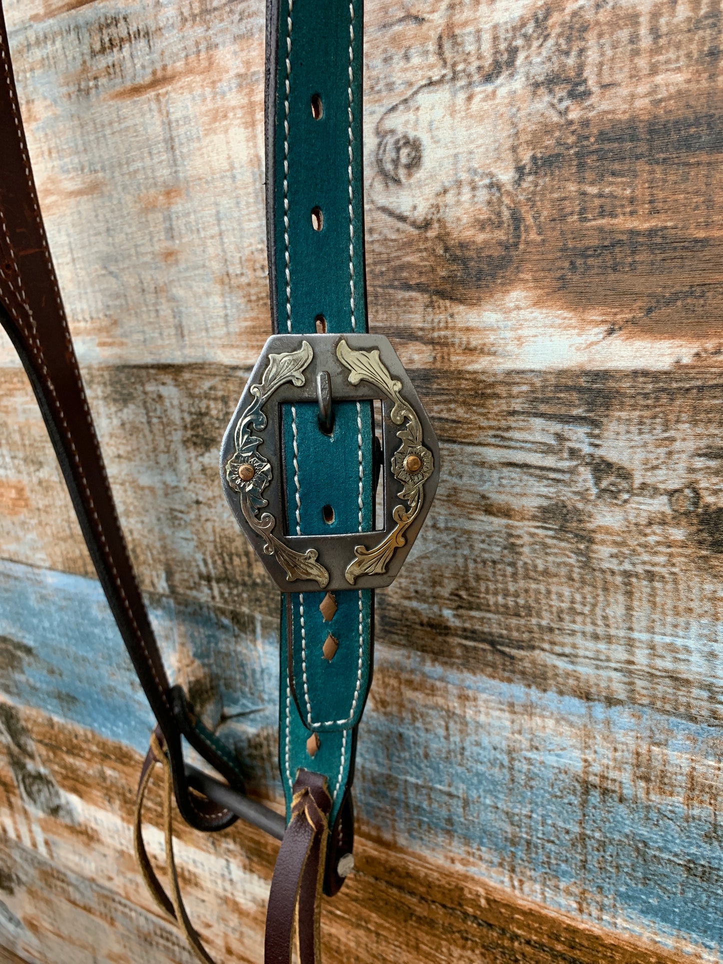 Buck Stitch Slit Headstall