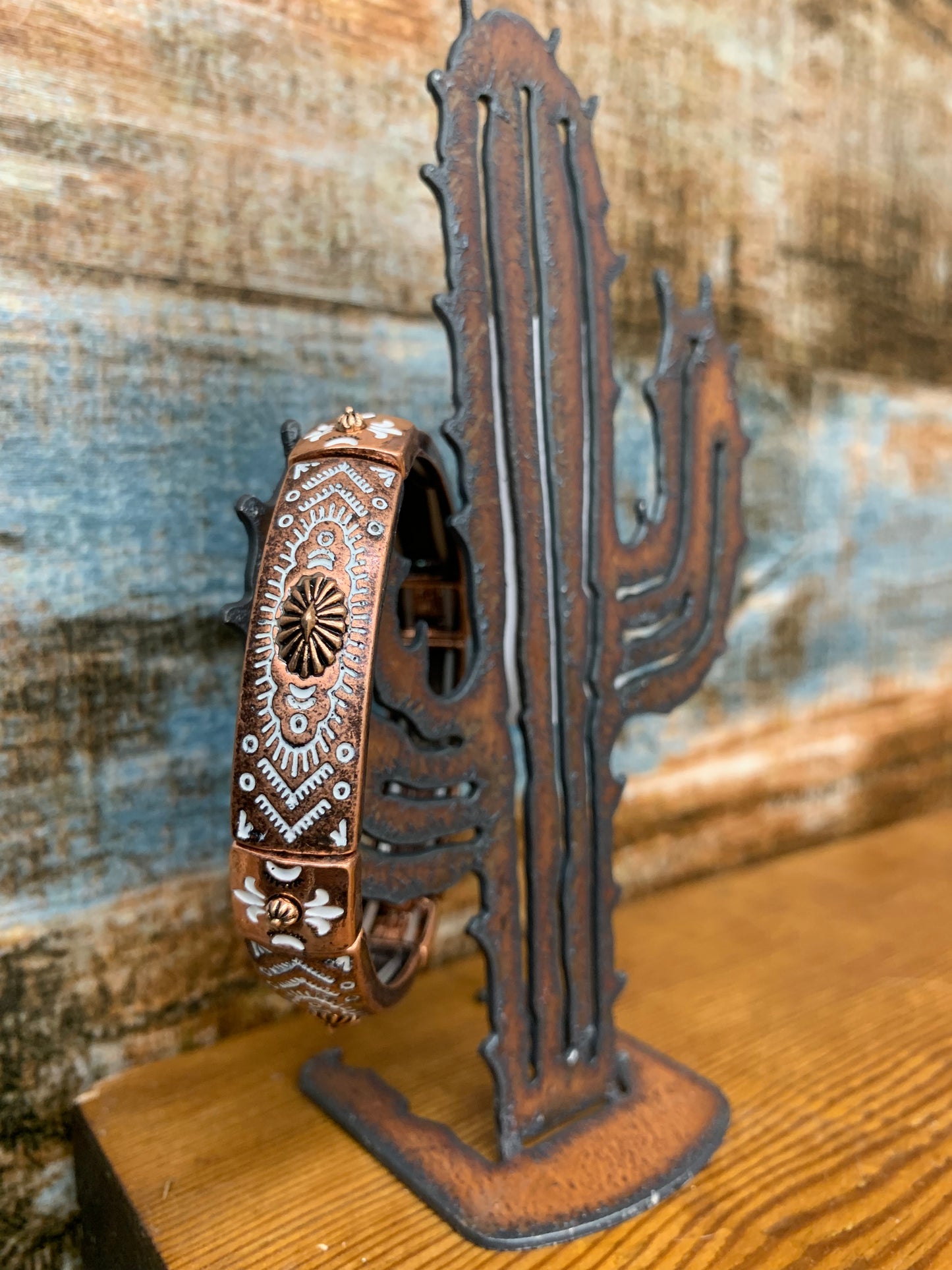 Copper Concho Stretch Bracelet