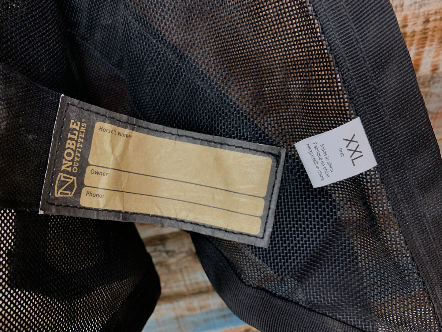 Used Noble Fly Mask (Black)