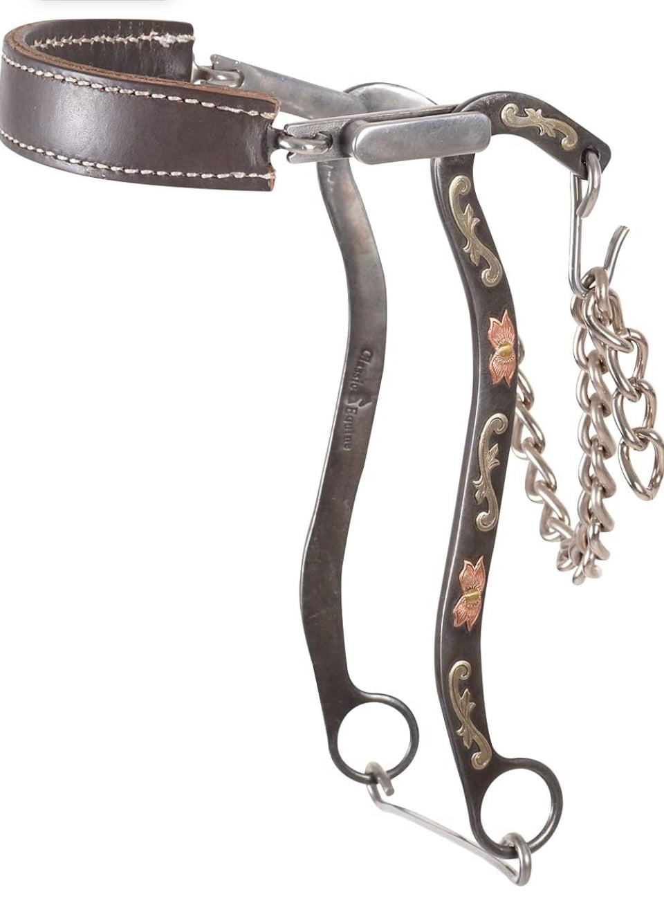 CE Floral Scroll Hackamore