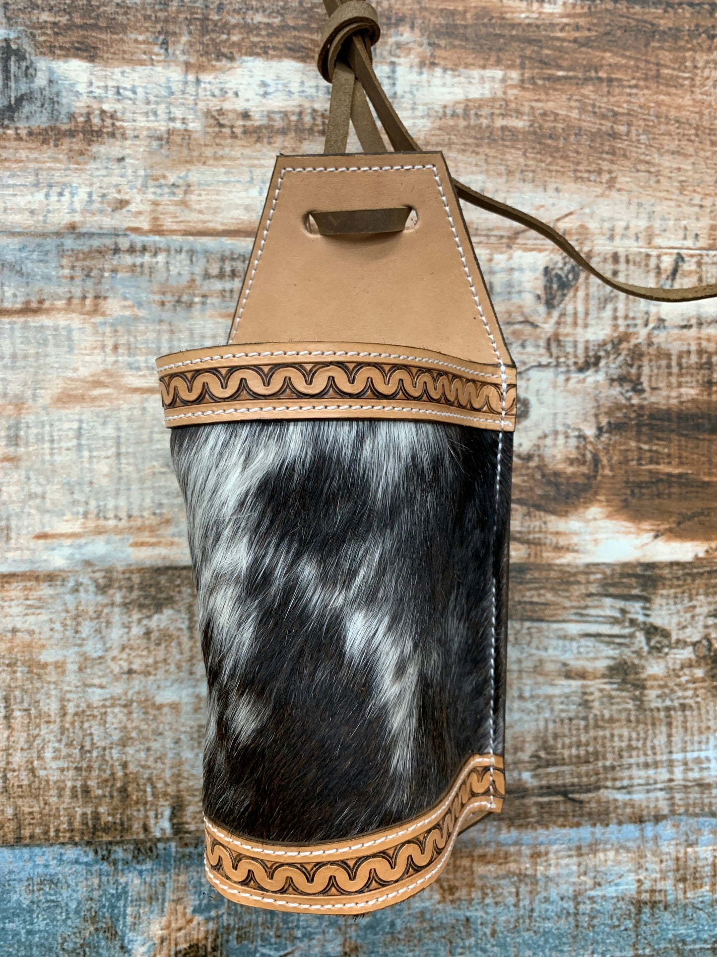 TC Leather Bottle Holder