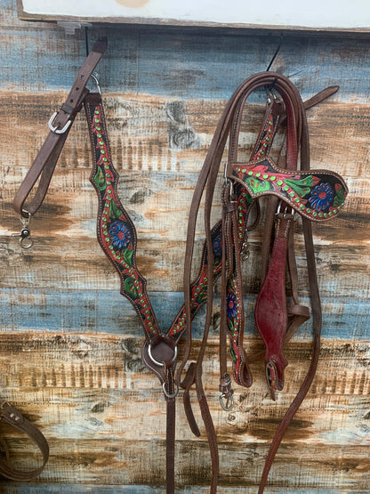 Used Headstall/Reins/Breast collar Set