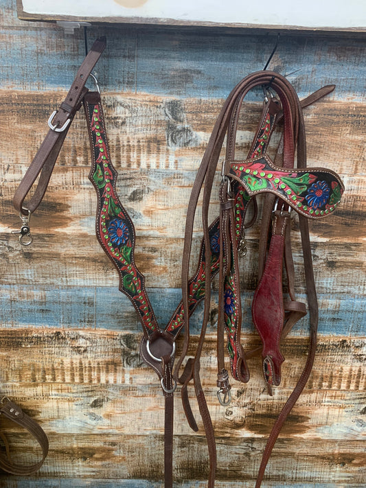 Used Headstall/Reins/Breast collar Set