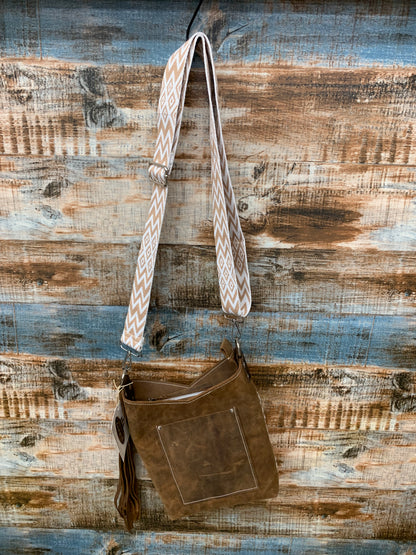 TC Cowhide Crossbody Purse