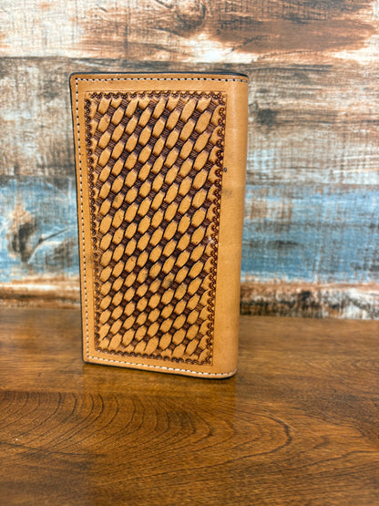 Tooled Leather Men’s Wallet