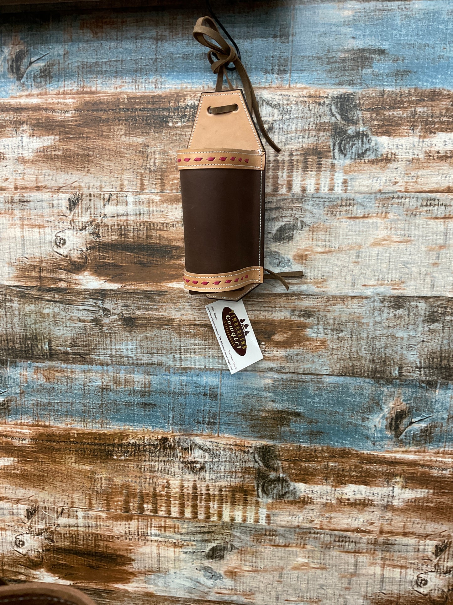TC Leather Bottle Holder