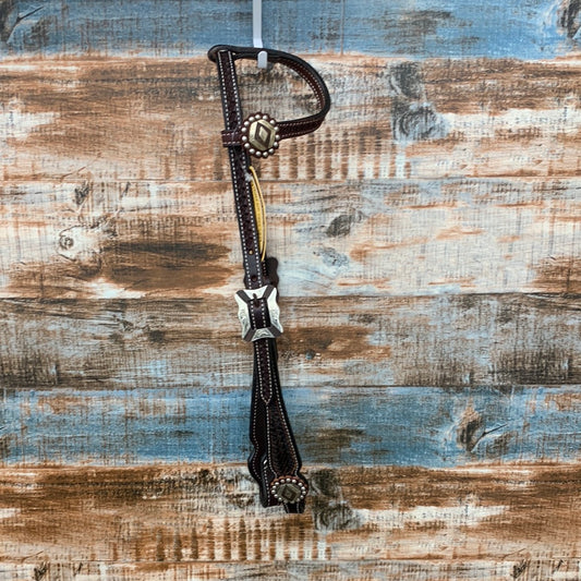 CPT one ear Headstall basketweave