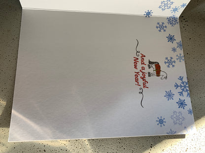 Box of 8 Christmas Cards-Happy Holidays!