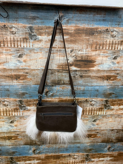 TC Belle Sheepskin Crossbody Purse
