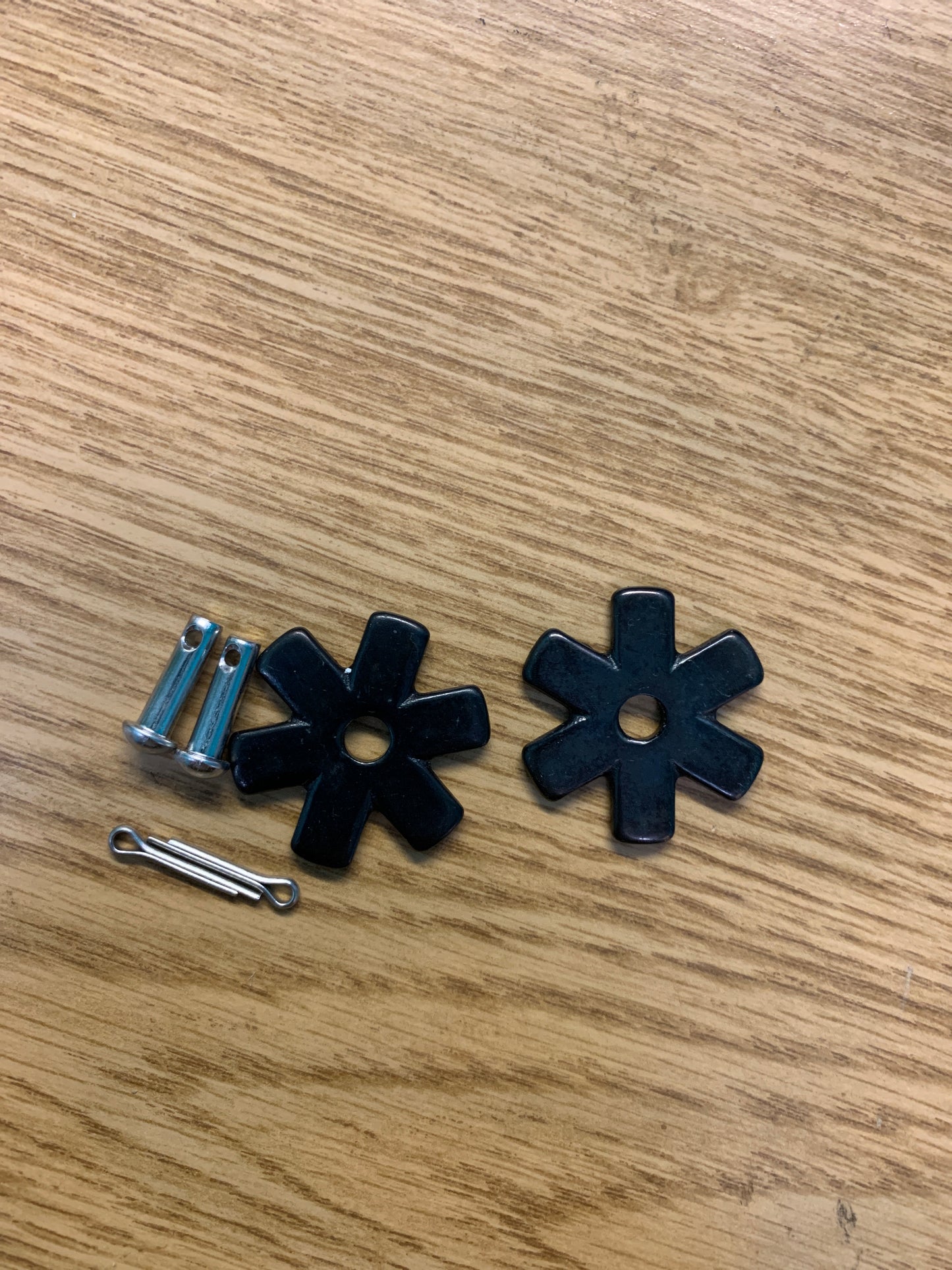 Blued Steel 1 1/4” 6 Point Blunt Rowel