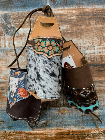 TC Leather Bottle Holder