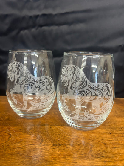 Stemless Wine Glasses