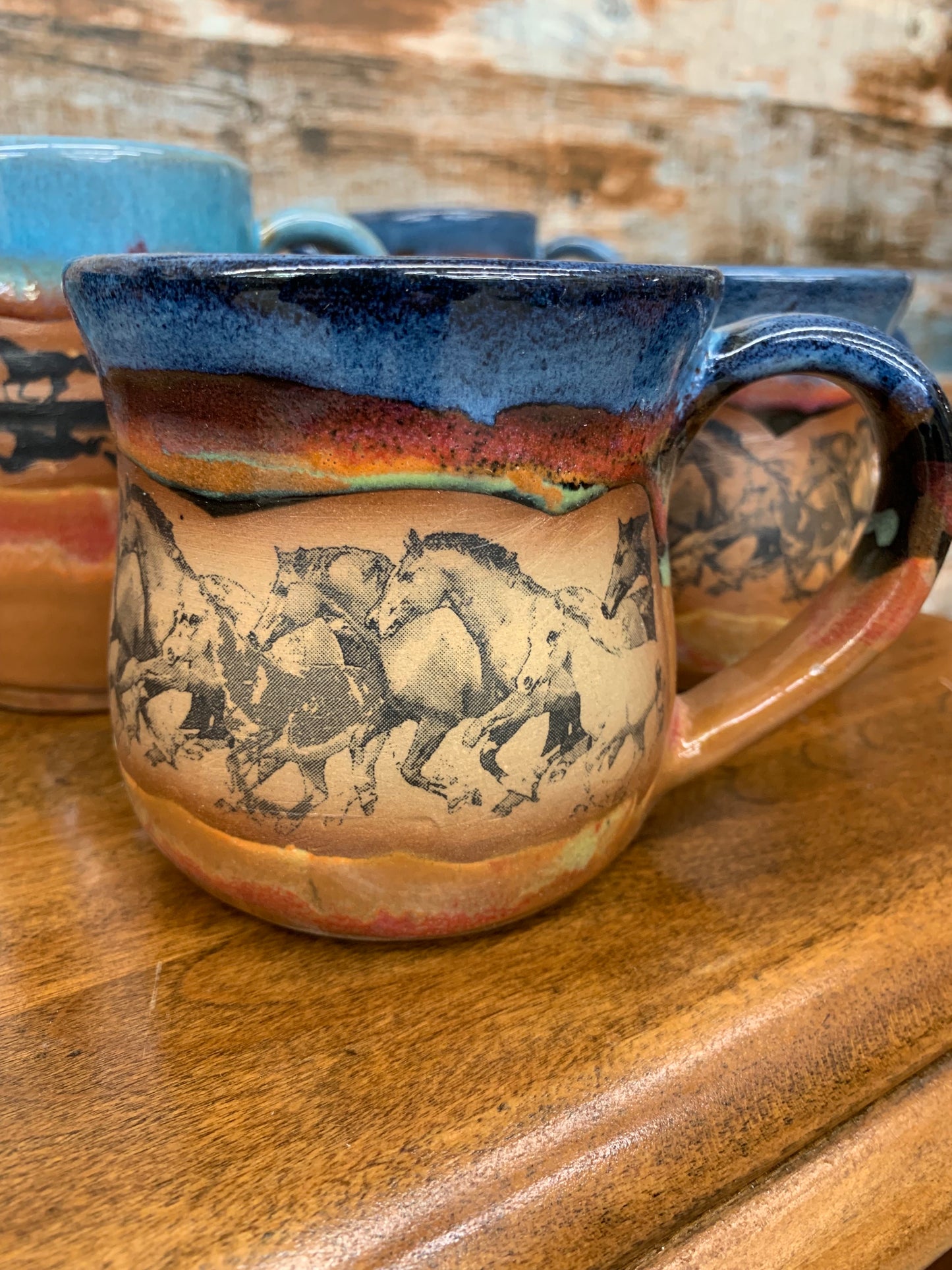 Azul Pottery Mugs