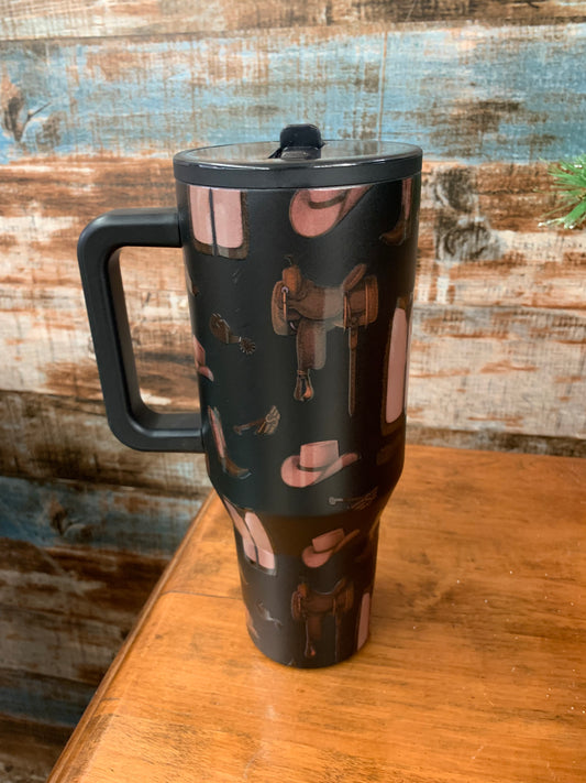 Western Flip Top Tumbler