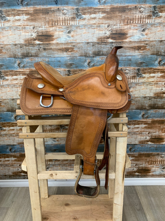 Used Buck Strecker Saddle