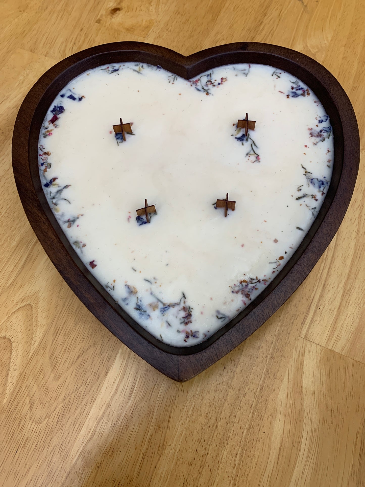 Farm Girl Heart Bowl Candle