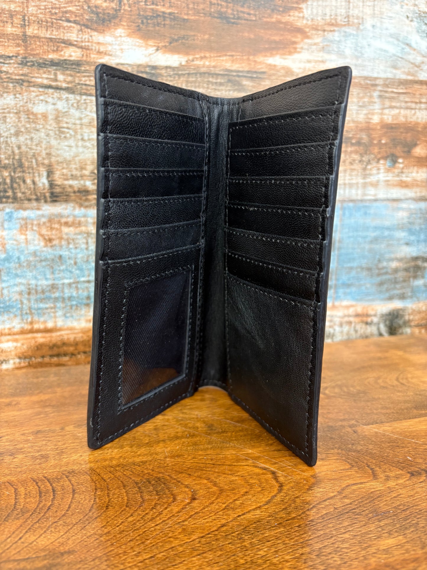 Tooled Leather Men’s Wallet
