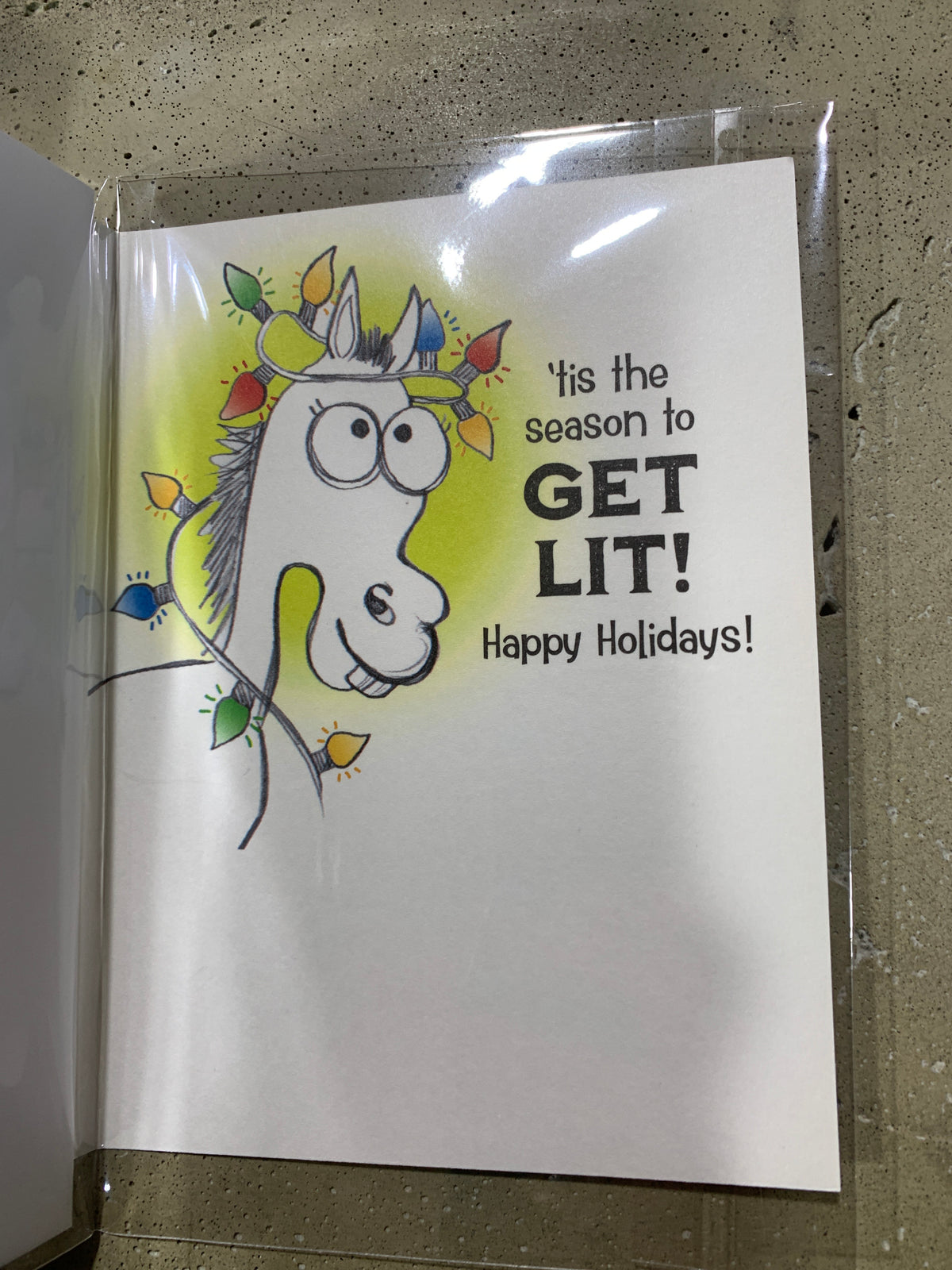 Christmas Card- Get Lit!