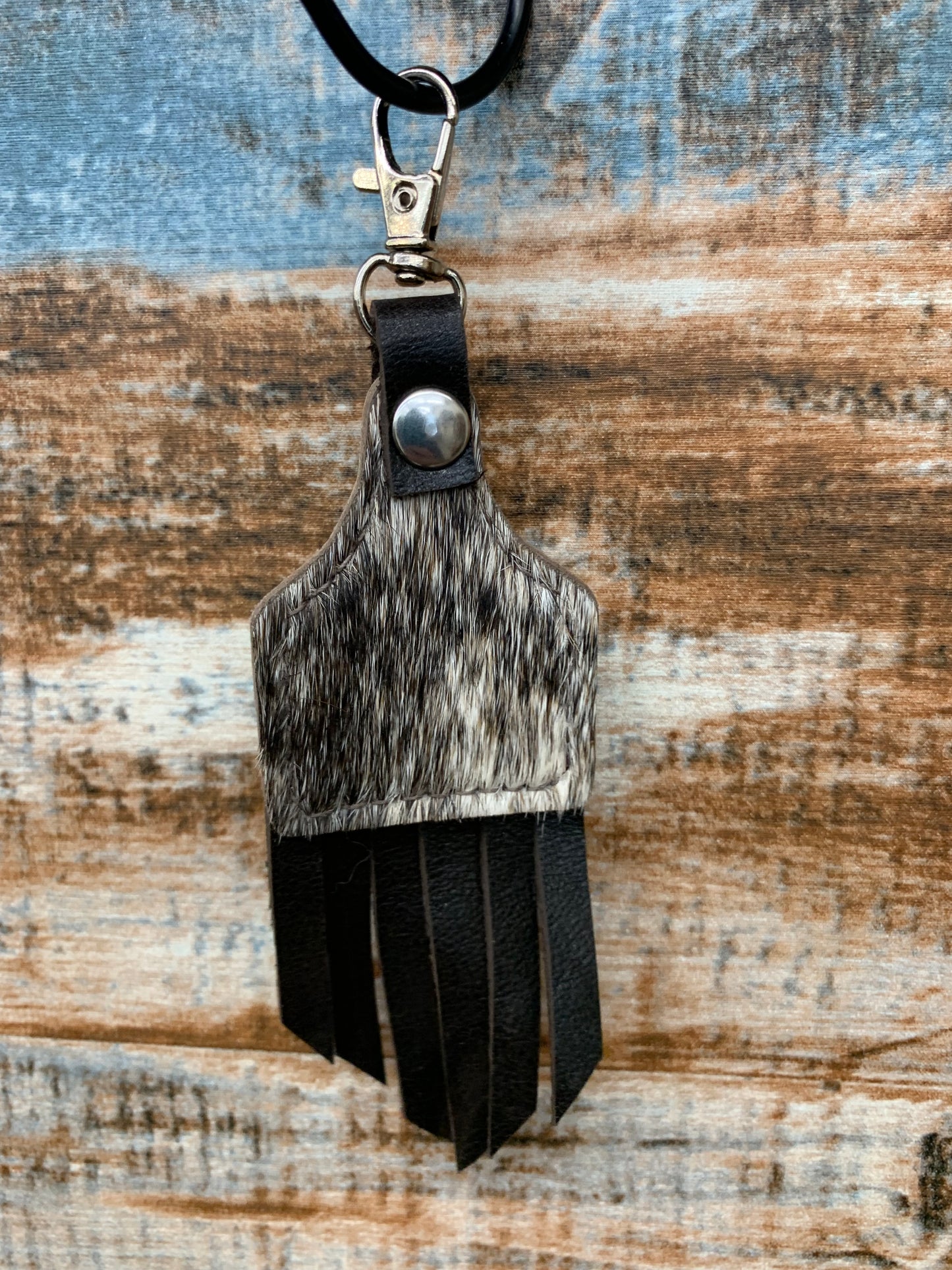 TC Hide Ear Tag Keychains