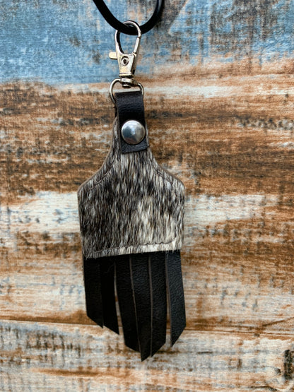 TC Hide Ear Tag Keychains