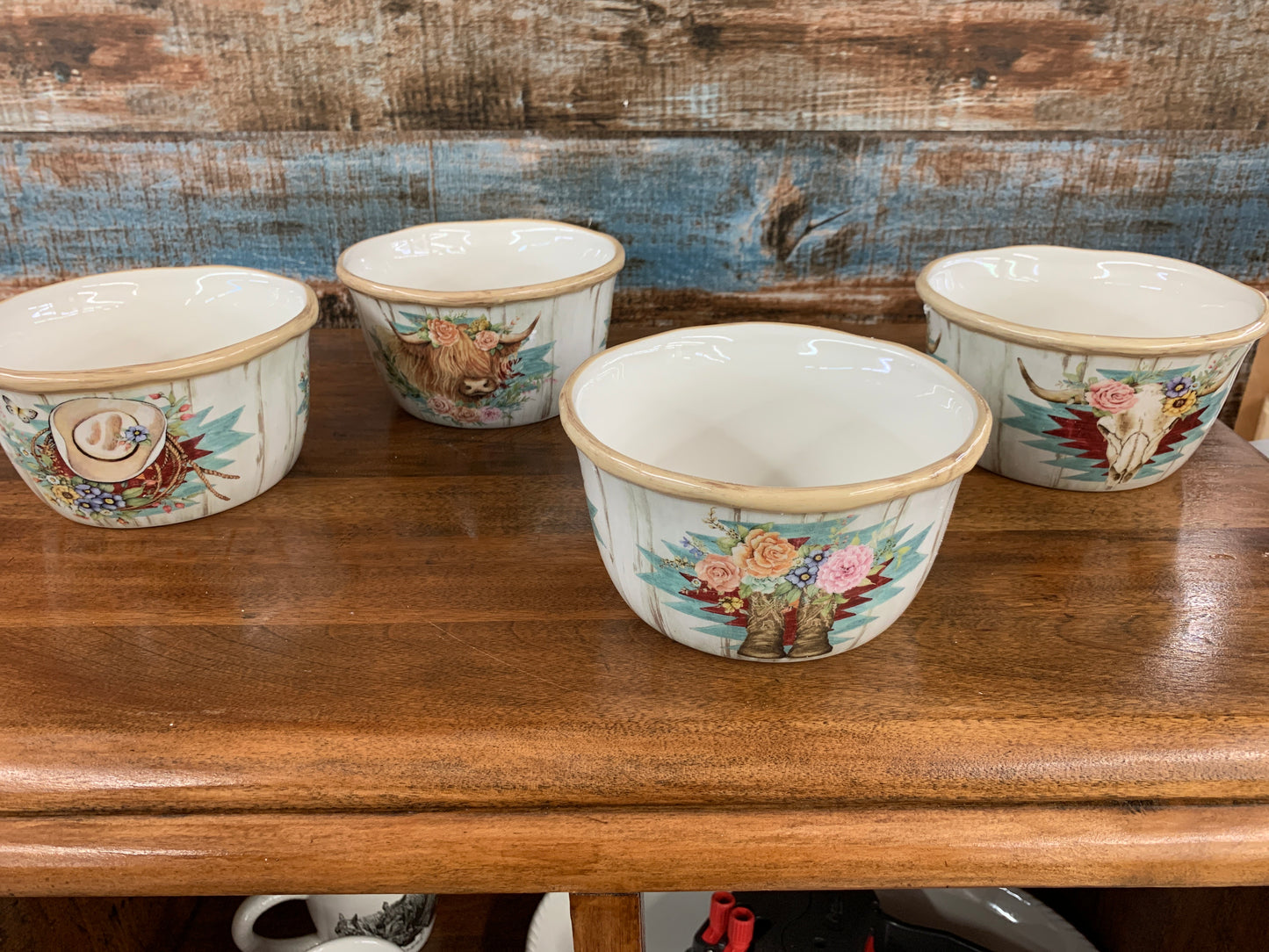 Rosewood Ranch Ice Cream Bowl 5.25”x3” Assorted