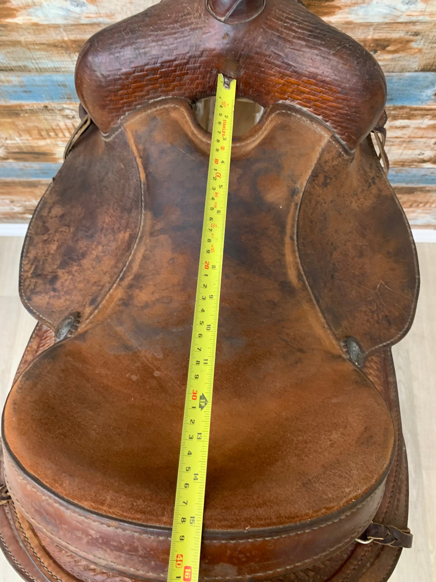 Used Western Rawhide Saddle