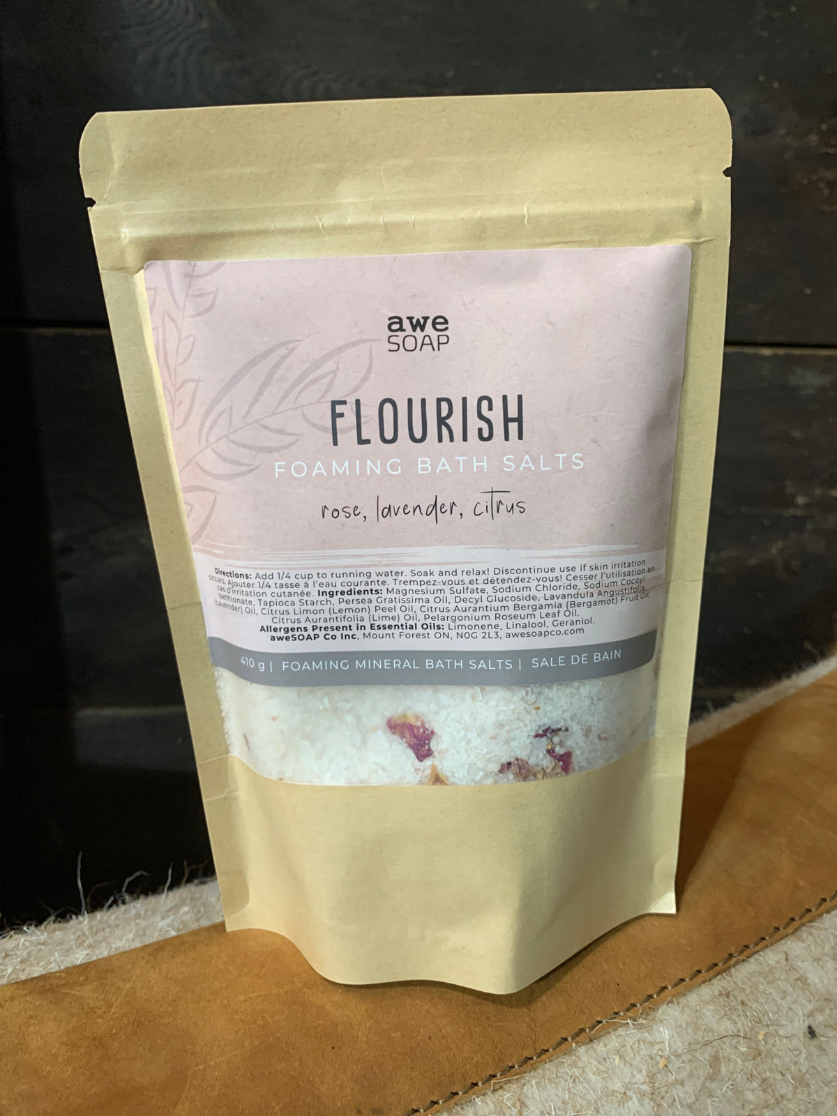 Foaming Bath Salts - Flourish