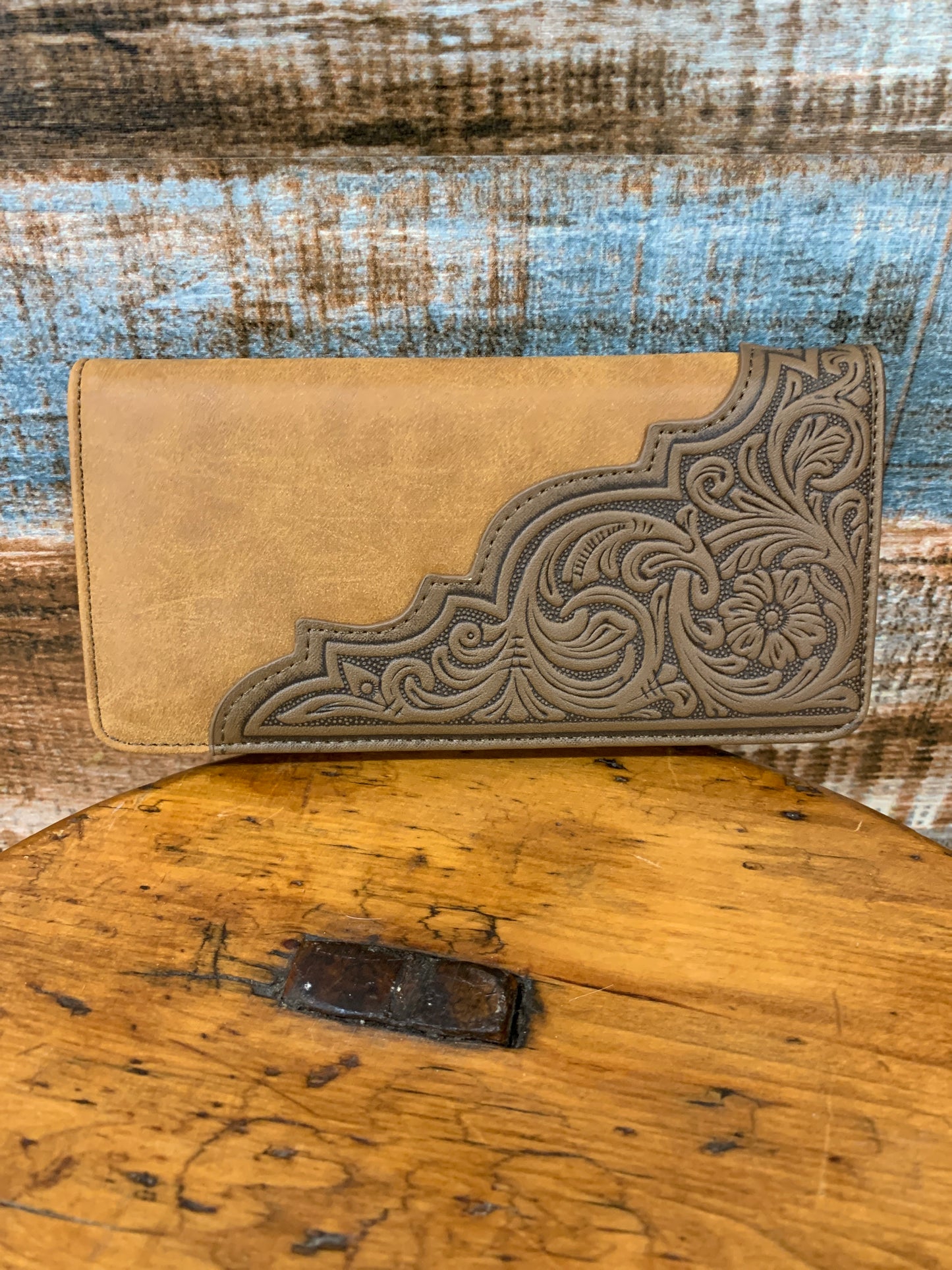 Montana West long bifold wallet