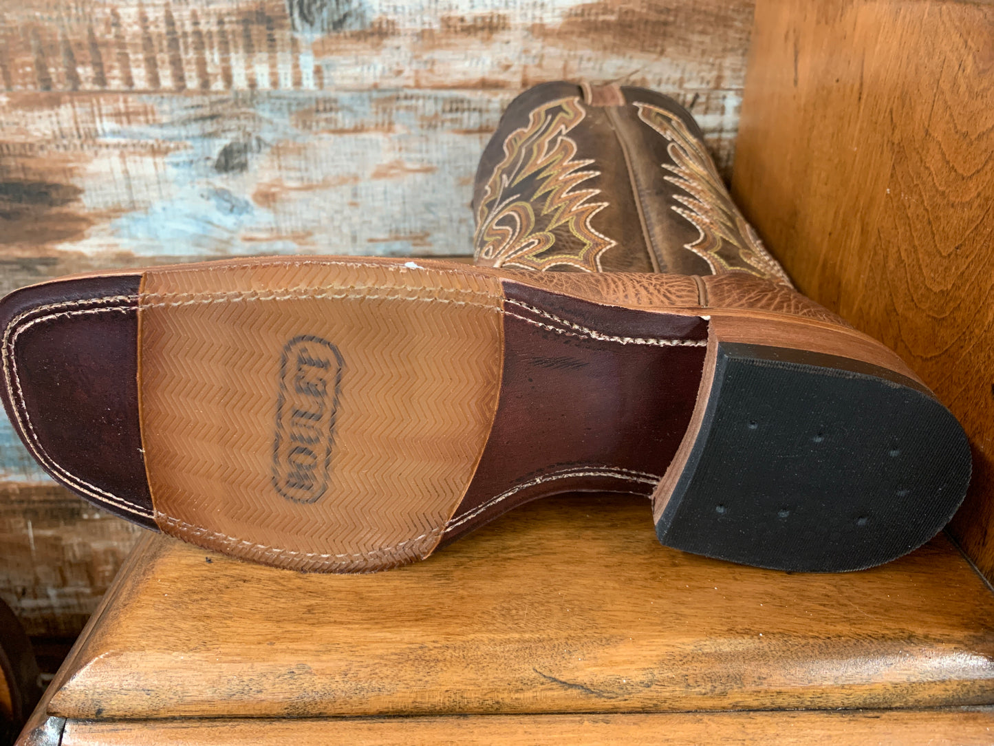 Boulet Mens Boot 0317 Bullhide Cognac/Damiana Moka