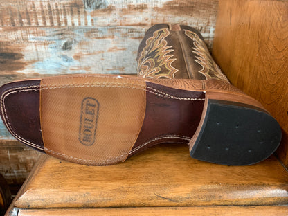 Boulet Mens Boot 0317 Bullhide Cognac/Damiana Moka