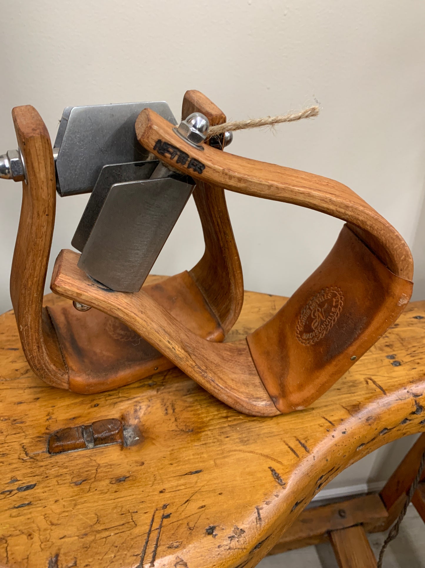 Used Nettles 3” Chisholm Stirrups W Levellers