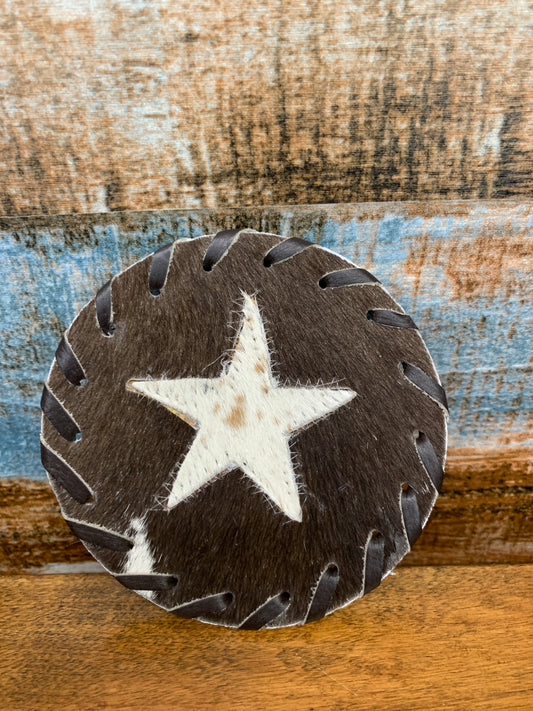 Cowhide Coasters