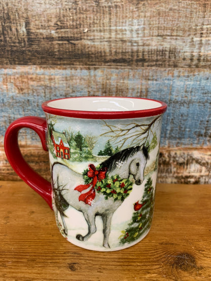 Christmas Horse Mug